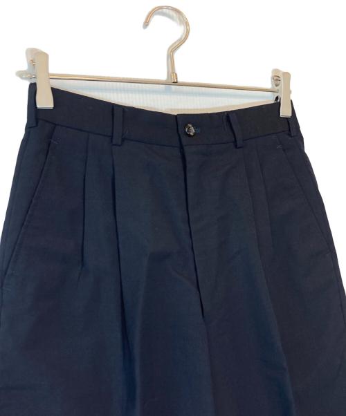 COMME des GARCONS HOMME（コムデギャルソン オム）COMME des GARCONS HOMME (コムデギャルソン オム) ウール2タックスラックス ネイビー サイズ:Sの古着・服飾アイテム
