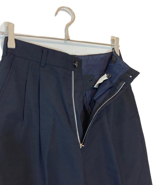 COMME des GARCONS HOMME（コムデギャルソン オム）COMME des GARCONS HOMME (コムデギャルソン オム) ウール2タックスラックス ネイビー サイズ:Sの古着・服飾アイテム