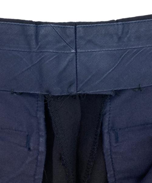 COMME des GARCONS HOMME（コムデギャルソン オム）COMME des GARCONS HOMME (コムデギャルソン オム) ウール2タックスラックス ネイビー サイズ:Sの古着・服飾アイテム