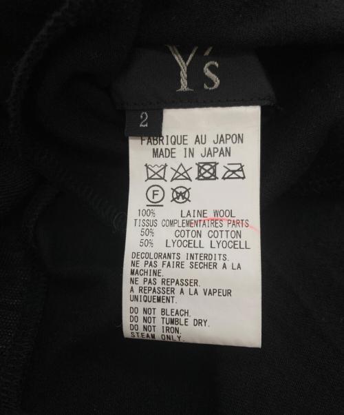 Y's（ワイズ）Y's (ワイズ) ニットワンピース ブラック サイズ:2の古着・服飾アイテム