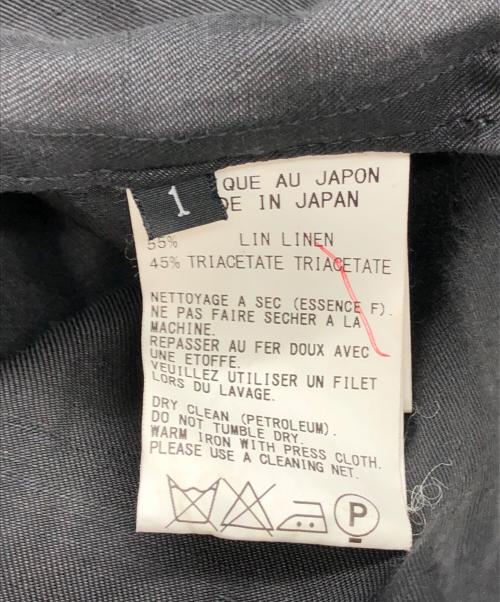 Y's（ワイズ）Y's (ワイズ) 2WAYスリーブリネン混ジャケット ブラック サイズ:1の古着・服飾アイテム