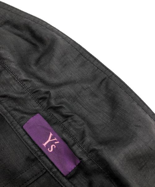 Y's（ワイズ）Y's (ワイズ) 2WAYスリーブリネン混ジャケット ブラック サイズ:1の古着・服飾アイテム