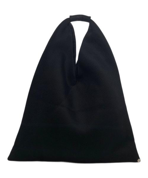 MM6 Maison Margiela（エムエムシックスメゾンマルジェラ）MM6 Maison Margiela (エムエムシックスメゾンマルジェラ) ジャパニーズ トライアングル メッシュ トートバッグ ブラックの古着・服飾アイテム