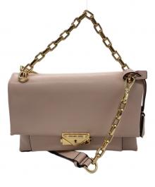 MICHAEL KORS（マイケル・コース）の古着「チェーンストラップ2WAYワンショルダーバッグ」｜ピンク