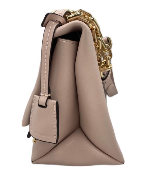 MICHAEL KORS（マイケル・コース）MICHAEL KORS (マイケル・コース) チェーンストラップ2WAYワンショルダーバッグ ピンクの古着・服飾アイテム