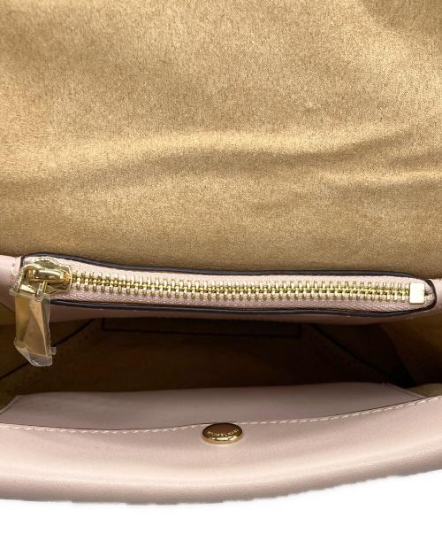 MICHAEL KORS（マイケル・コース）MICHAEL KORS (マイケル・コース) チェーンストラップ2WAYワンショルダーバッグ ピンクの古着・服飾アイテム