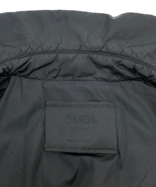 PRADA（プラダ）PRADA (プラダ) 中綿ステンカラーコート ブラック サイズ:Sの古着・服飾アイテム