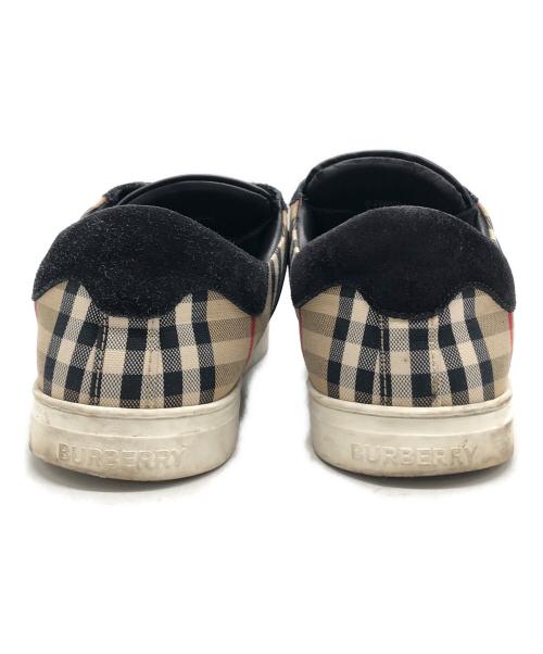 BURBERRY（バーバリー）BURBERRY (バーバリー) ローカットスニーカー ブラック サイズ:42の古着・服飾アイテム