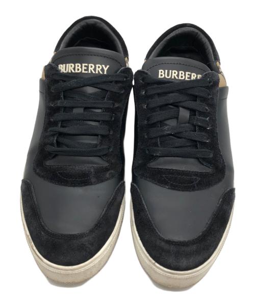BURBERRY（バーバリー）BURBERRY (バーバリー) ローカットスニーカー ブラック サイズ:42の古着・服飾アイテム