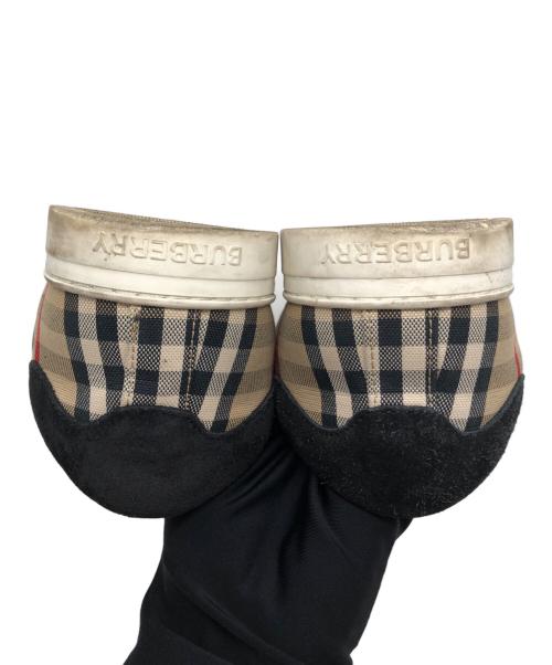 BURBERRY（バーバリー）BURBERRY (バーバリー) ローカットスニーカー ブラック サイズ:42の古着・服飾アイテム