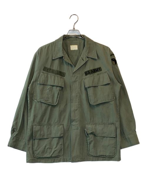 US ARMY（ユーエスアーミー）US ARMY (ユーエスアーミー) JUNGLE FATIGUE JACKET オリーブ サイズ:MEDIUMME REGULARの古着・服飾アイテム