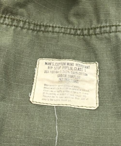 US ARMY（ユーエスアーミー）US ARMY (ユーエスアーミー) JUNGLE FATIGUE JACKET オリーブ サイズ:MEDIUMME REGULARの古着・服飾アイテム