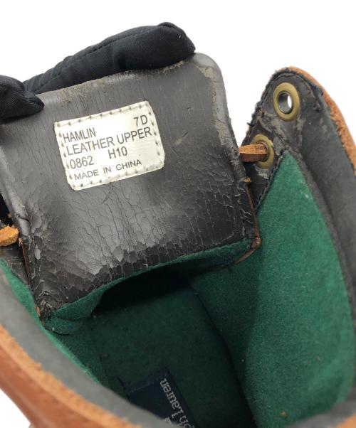 POLO RALPH LAUREN（ポロ・ラルフローレン）POLO RALPH LAUREN (ポロ・ラルフローレン) ハンティングブーツ ブラウン サイズ:7Dの古着・服飾アイテム