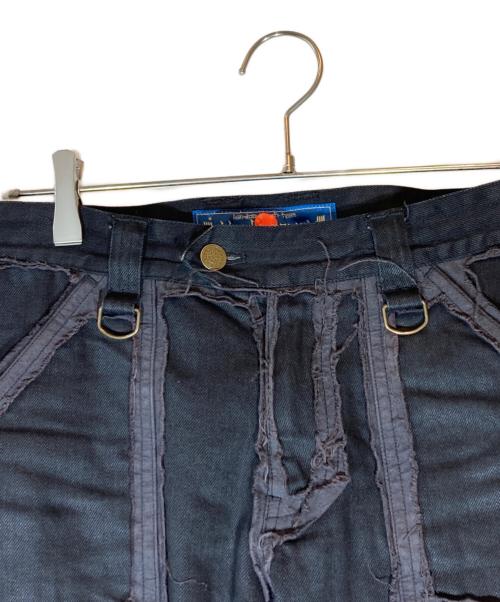 blackmeans（ブラックミーンズ）blackmeans (ブラックミーンズ) ダメージ加工スキニーデニム ブラック サイズ:１の古着・服飾アイテム