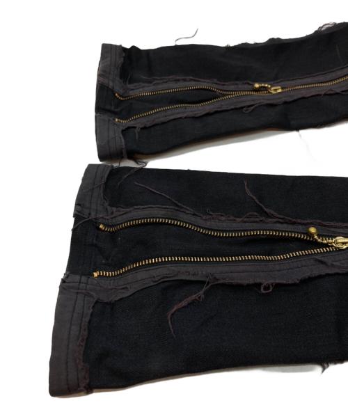 blackmeans（ブラックミーンズ）blackmeans (ブラックミーンズ) ダメージ加工スキニーデニム ブラック サイズ:１の古着・服飾アイテム