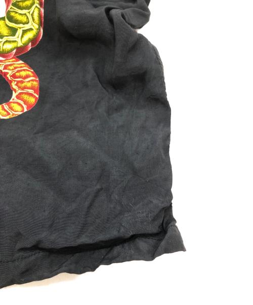 Hysteric Glamour（ヒステリックグラマー）Hysteric Glamour (ヒステリックグラマー) FIRE SKULL ALOHA SHAIRT ブラック サイズ:FREEの古着・服飾アイテム