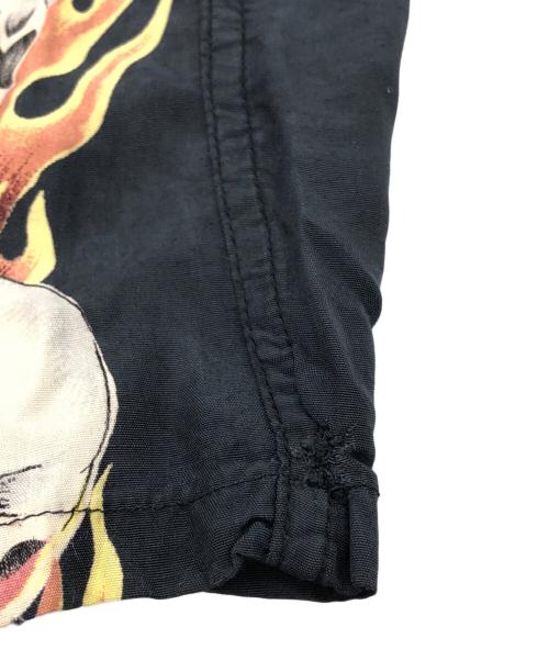 Hysteric Glamour（ヒステリックグラマー）Hysteric Glamour (ヒステリックグラマー) FIRE SKULL ALOHA SHAIRT ブラック サイズ:FREEの古着・服飾アイテム