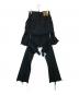 VOLTAGE CONTROL FILTER (ヴォルテージ コントロール フィルター) Leg Cutout Bondage Denim Skirt ブラック サイズ:S：13000円