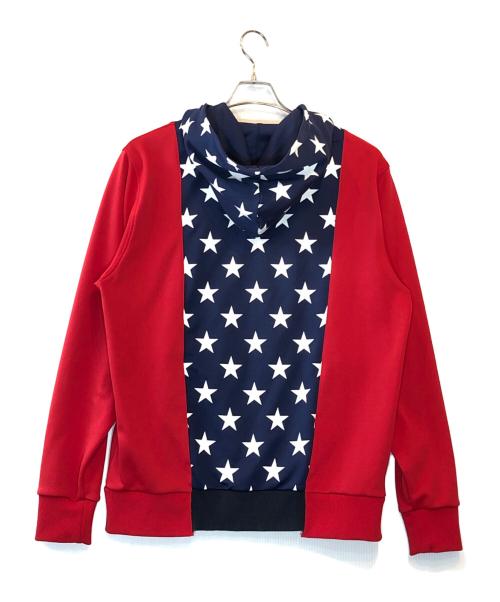 RUSSELUNO（ラッセルノ）RUSSELUNO (ラッセルノ) スウェット ジップパーカー ルチャ レッド サイズ:6の古着・服飾アイテム