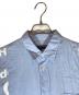 COMME des GARCONS HOMME (コムデギャルソン オム) 綿ヘリンボーンプリントシャツ ブルー サイズ:L：16000円