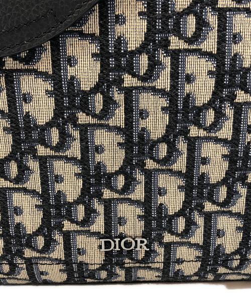 Dior（ディオール）Dior (ディオール) オブリークサドル2WAYトートバッグ グレーの古着・服飾アイテム