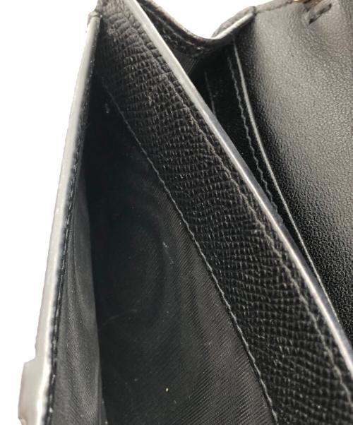 Christian Dior（クリスチャン ディオール）Christian Dior (クリスチャン ディオール) Saddle チェーン付き ロングウォレット ブラックの古着・服飾アイテム