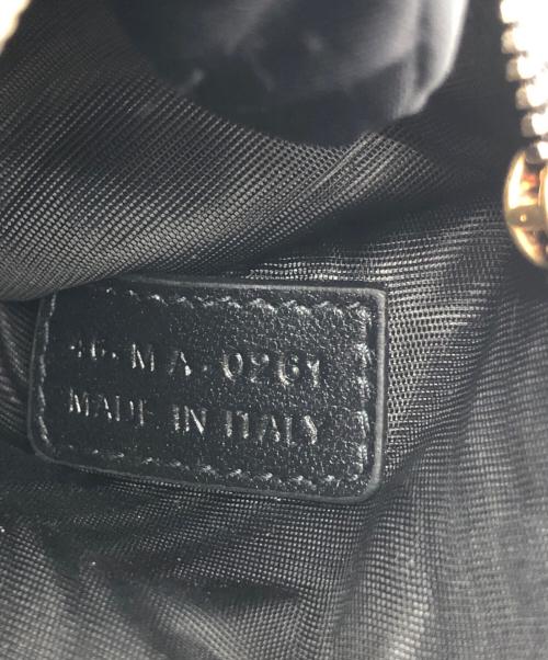Christian Dior（クリスチャン ディオール）Christian Dior (クリスチャン ディオール) Saddle チェーン付き ロングウォレット ブラックの古着・服飾アイテム