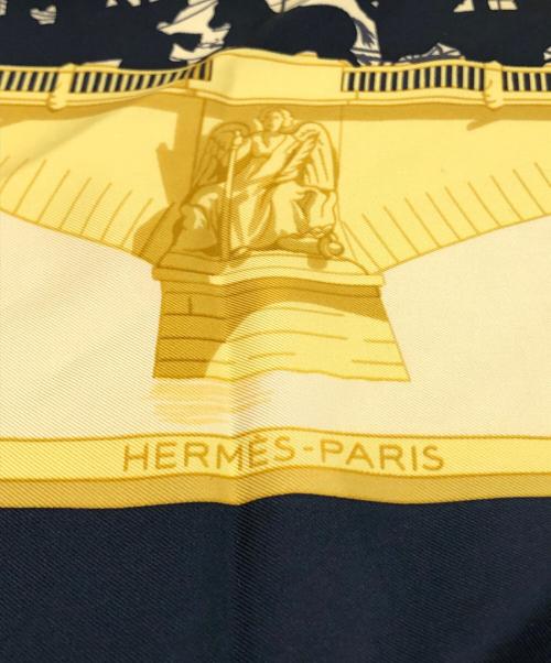 HERMES（エルメス）HERMES (エルメス) スカーフ ブラック サイズ:下記参照の古着・服飾アイテム