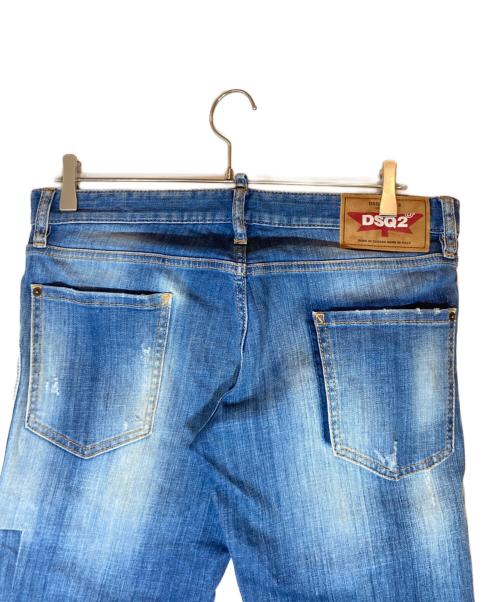 DSQUARED2（ディースクエアード）DSQUARED2 (ディースクエアード) SLIM JEAN ブルー サイズ:SIZE 48の古着・服飾アイテム