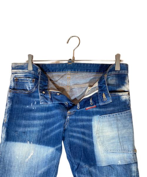 DSQUARED2（ディースクエアード）DSQUARED2 (ディースクエアード) SLIM JEAN ブルー サイズ:SIZE 48の古着・服飾アイテム