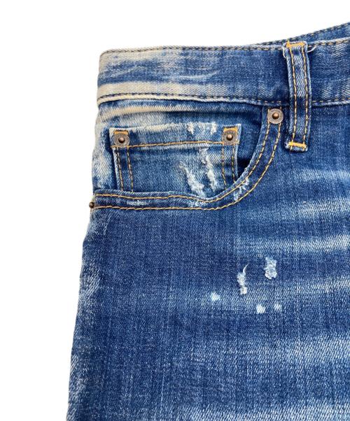 DSQUARED2（ディースクエアード）DSQUARED2 (ディースクエアード) SLIM JEAN ブルー サイズ:SIZE 48の古着・服飾アイテム