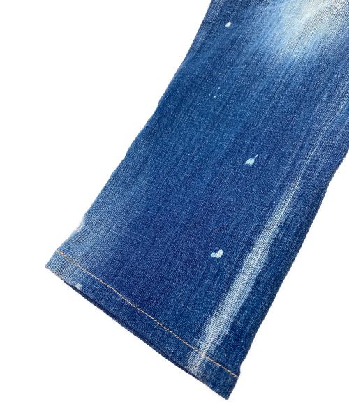 DSQUARED2（ディースクエアード）DSQUARED2 (ディースクエアード) SLIM JEAN ブルー サイズ:SIZE 48の古着・服飾アイテム