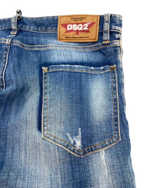 DSQUARED2（ディースクエアード）DSQUARED2 (ディースクエアード) SLIM JEAN ブルー サイズ:SIZE 48の古着・服飾アイテム