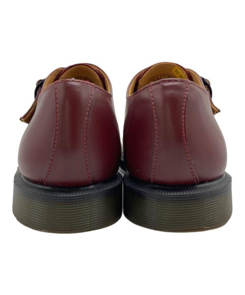 Dr.Martens（ドクターマーチン）Dr.Martens (ドクターマーチン) ASHLAND ハラコ シングルモンク クリーパーシューズ レッド サイズ:UK8の古着・服飾アイテム