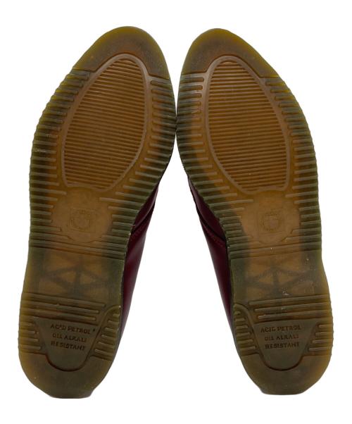 Dr.Martens（ドクターマーチン）Dr.Martens (ドクターマーチン) ASHLAND ハラコ シングルモンク クリーパーシューズ レッド サイズ:UK8の古着・服飾アイテム