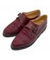 Dr.Martens（ドクターマーチン）の古着「ASHLAND ハラコ シングルモンク クリーパーシューズ」｜レッド
