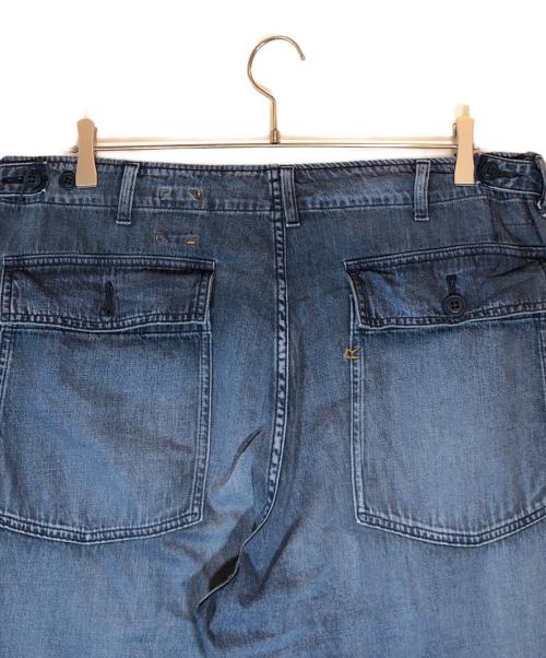 45R（フォーティファイブ・アール）45R (フォーティファイブ・アール) モンプデニムの908ベイカーパンツ ブルー サイズ:SIZE 5の古着・服飾アイテム