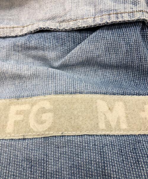 MARITHE+FRANCOIS GIRBAUD（マリテフランソワジルボー）MARITHE+FRANCOIS GIRBAUD (マリテフランソワジルボー) デニムハーフパンツ ブルー サイズ:SIZE34の古着・服飾アイテム