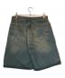 NO MAINTENANCE (ノーメンテナンス) サンド ウォッシュ ワイド デニム ショーツ ブルー サイズ:SIZE32：12000円