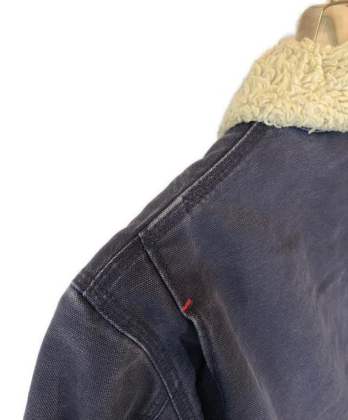 A.P.C.（アーペーセー）A.P.C. (アーペーセー) CarHartt (カーハート) 裏ボア ダック地ジャケット ネイビー サイズ:Mの古着・服飾アイテム