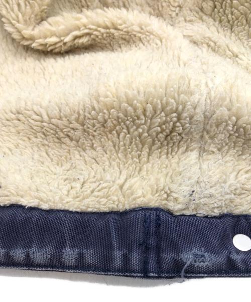 A.P.C.（アーペーセー）A.P.C. (アーペーセー) CarHartt (カーハート) 裏ボア ダック地ジャケット ネイビー サイズ:Mの古着・服飾アイテム