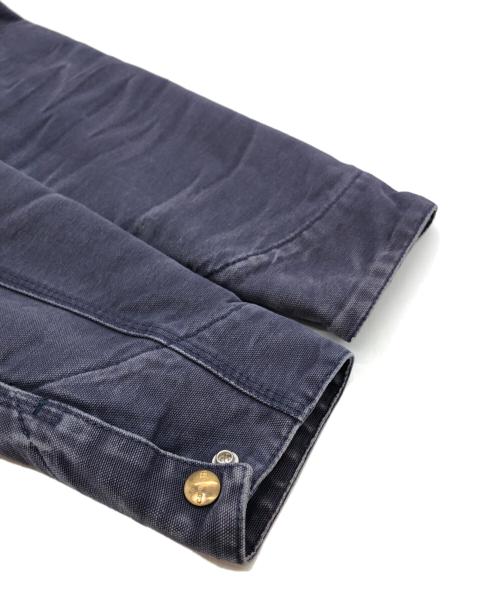 A.P.C.（アーペーセー）A.P.C. (アーペーセー) CarHartt (カーハート) 裏ボア ダック地ジャケット ネイビー サイズ:Mの古着・服飾アイテム