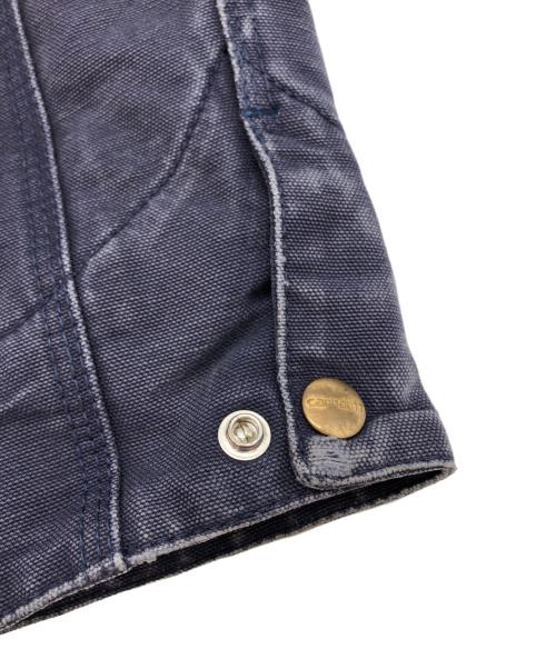 A.P.C.（アーペーセー）A.P.C. (アーペーセー) CarHartt (カーハート) 裏ボア ダック地ジャケット ネイビー サイズ:Mの古着・服飾アイテム
