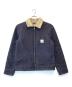A.P.C.（アーペーセー）の古着「裏ボア ダック地ジャケット」｜ネイビー