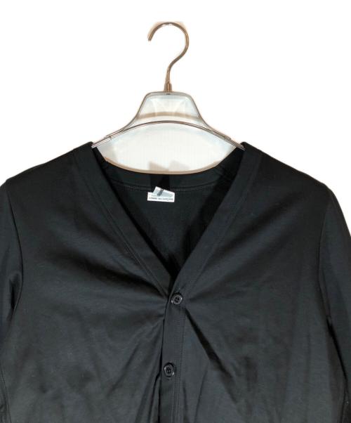 noir kei ninomiya（ノワール ケイ ニノミヤ）noir kei ninomiya (ノワール ケイ ニノミヤ) 綿ポンチ×チュールカーディガン ブラック サイズ:SIZE XSの古着・服飾アイテム