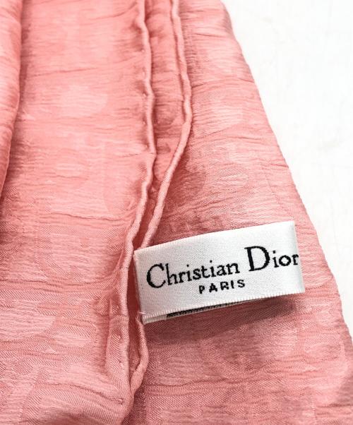 Christian Dior（クリスチャン ディオール）Christian Dior (クリスチャン ディオール) シルクスカーフ ピンク サイズ:下記参照の古着・服飾アイテム