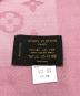 中古・古着 LOUIS VUITTON (ルイ ヴィトン) モノグラム シルクウール 大判ストール ピンク サイズ:下記参照：40000円