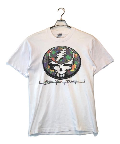 LIQUID BLUE（リキッドブルー）LIQUID BLUE (リキッドブルー) プリントTシャツ ホワイト サイズ:Lの古着・服飾アイテム