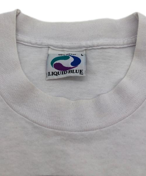LIQUID BLUE（リキッドブルー）LIQUID BLUE (リキッドブルー) プリントTシャツ ホワイト サイズ:Lの古着・服飾アイテム