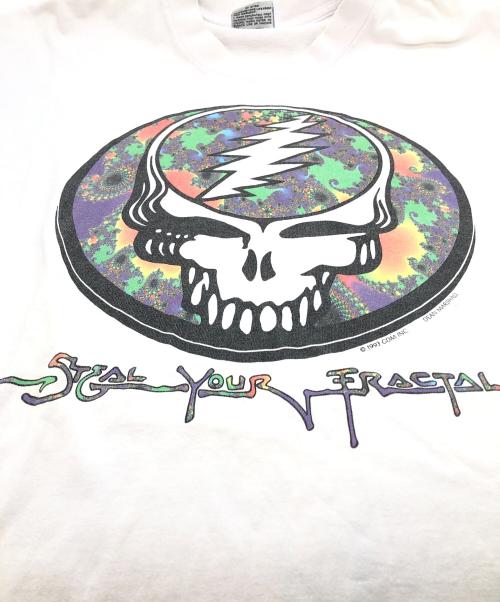 LIQUID BLUE（リキッドブルー）LIQUID BLUE (リキッドブルー) プリントTシャツ ホワイト サイズ:Lの古着・服飾アイテム